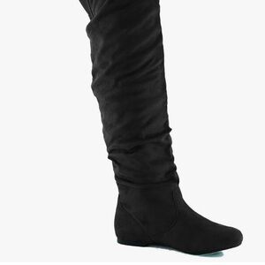 Black Over-the-Knee Women's Boots